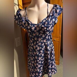 Floral Navy Dress